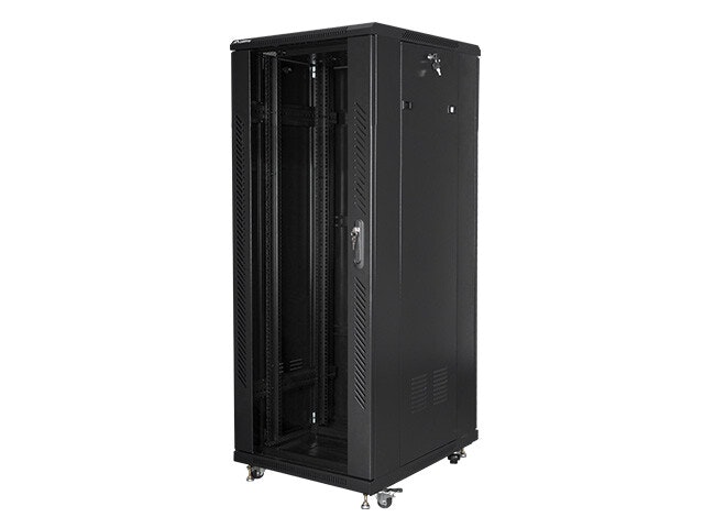 RACKSKÅP 19" FRISTÅENDE 32U/600X800 (FLAT PACK) SVART LANBERG