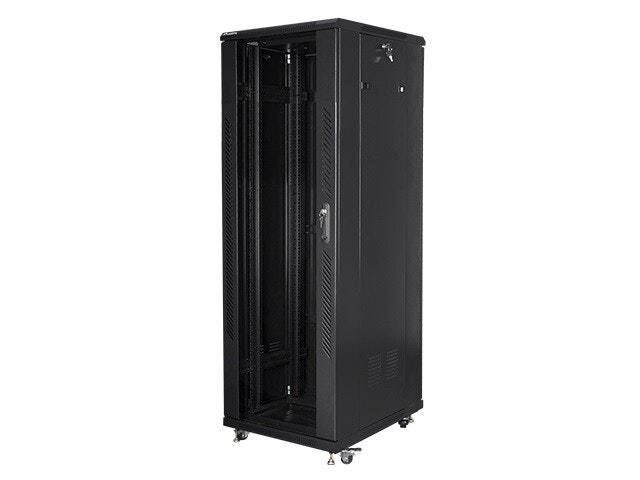 RACKSKÅP 19" FRISTÅENDE 37U/600X800 (FLAT PACK) SVART LANBERG