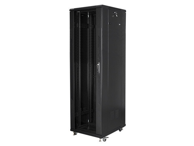 RACKSKÅP 19" FRISTÅENDE 42U/600X800 (FLAT PACK) SVART LANBERG