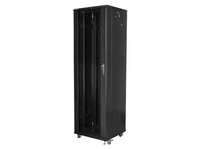 RACKSKÅP 19" FRISTÅENDE 42U/600X600 (FLAT PACK) SVART LANBERG