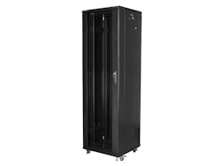 RACKSKÅP 19" FRISTÅENDE 42U/600X600 (FLAT PACK) SVART LANBERG