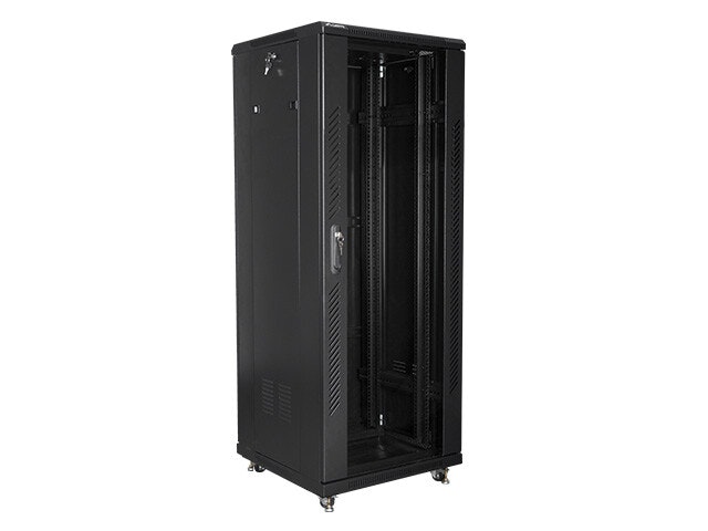 RACKSKÅP 19" FRISTÅENDE 32U/600X600 (FLAT PACK) SVART LANBERG