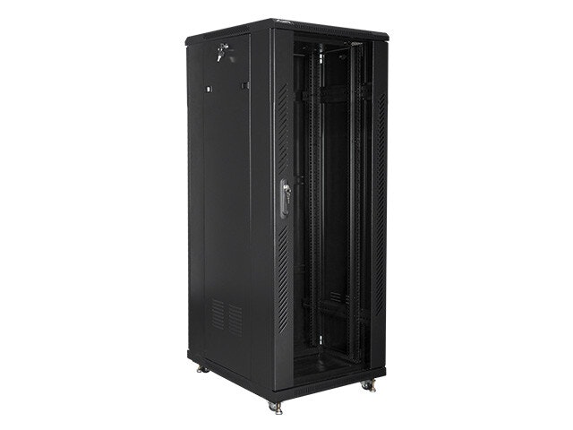 RACKSKÅP 19" FRISTÅENDE 32U/600X800 (FLAT PACK) SVART LANBERG