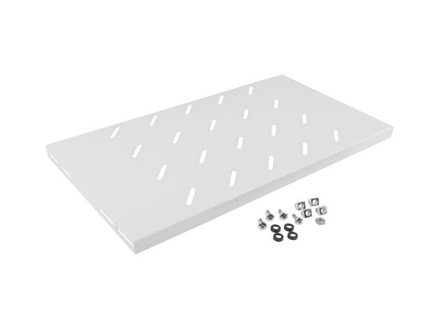 19" FAST HYLLPLAN 1U/486X270MM MAX LASTKAPACITET UPP TILL 120KG GRÅ LANBERG