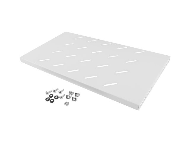 19" FAST HYLLPLAN 1U/486X270MM MAX LASTKAPACITET UPP TILL 120KG GRÅ LANBERG