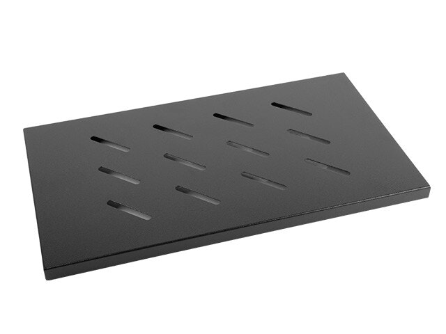 19" FAST HYLLPLAN 1U/465X315MM MAX LASTKAPACITET UPP TILL 120KG SVART LANBERG