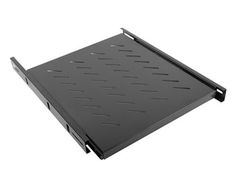 19" SKJUTBART HYLLPLAN 1U/463X550MM MAX LASTKAPACITET UPP TILL 60KG SVART LANBERG