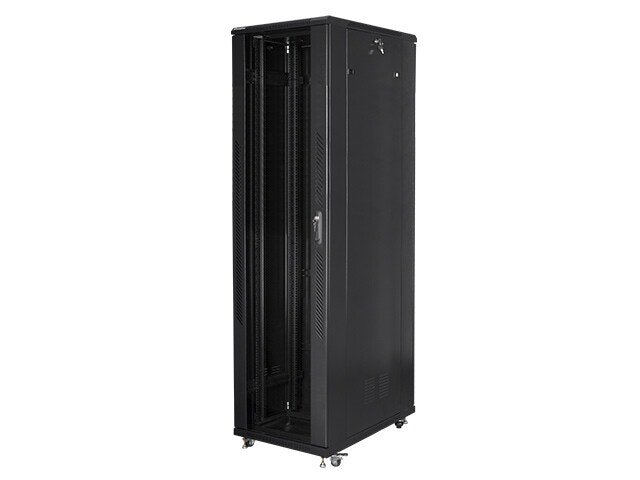 RACKSKÅP 19" FRISTÅENDE 47U/800X1000 (FLAT PACK) SVART LANBERG