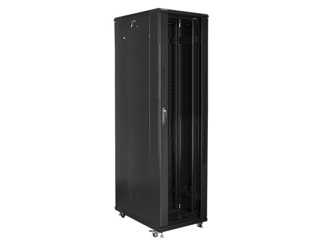 RACKSKÅP 19" FRISTÅENDE 47U/800X1000 (FLAT PACK) SVART LANBERG