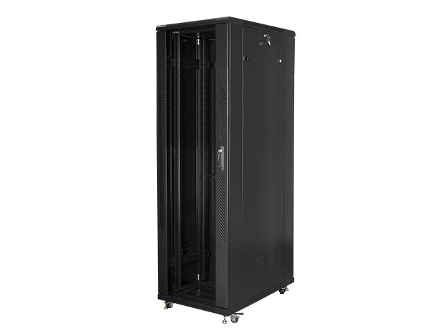 RACKSKÅP 19" FRISTÅENDE 42U/800X1000 (FLAT PACK) SVART LANBERG