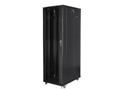 RACKSKÅP 19" FRISTÅENDE 42U/800X1000 (FLAT PACK) SVART LANBERG