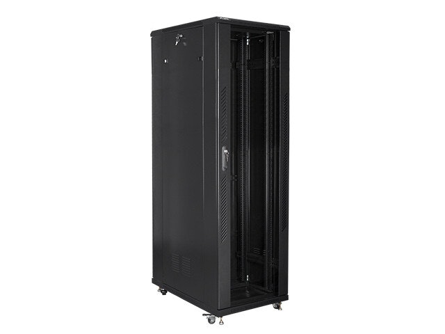 RACKSKÅP 19" FRISTÅENDE 42U/800X1000 (FLAT PACK) SVART LANBERG