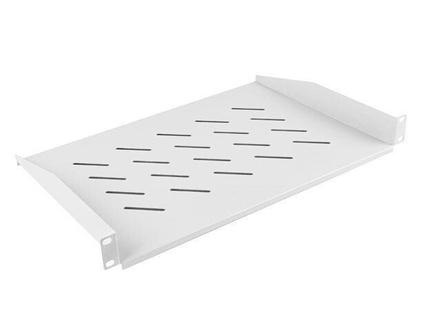 19" FAST HYLLPLAN 1U/483X315MM MAX LASTKAPACITET UPP TILL 25KG GRÅ LANBERG
