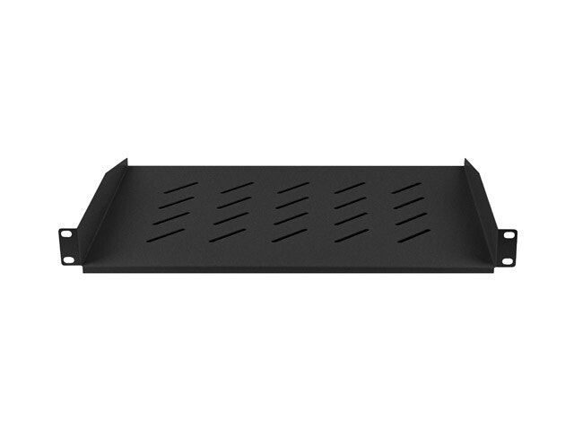 19" FAST HYLLPLAN 1U/483X315MM MAX LASTKAPACITET UPP TILL 25KG SVART LANBERG
