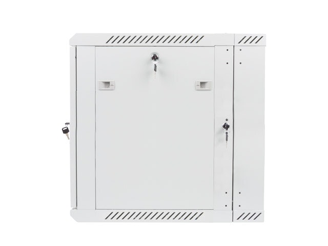 RACKSKÅP 19" DUBBEL SEKTION VÄGGMONTERAT 12U/600X600 (FLAT PACK) GRÅ LANBERG