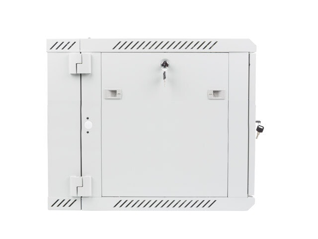 RACKSKÅP 19" VÄGGMONTERAT MED DUBBLA SEKTIONER 9U/600X600 (FLAT PACK) GRÅ LANBERG