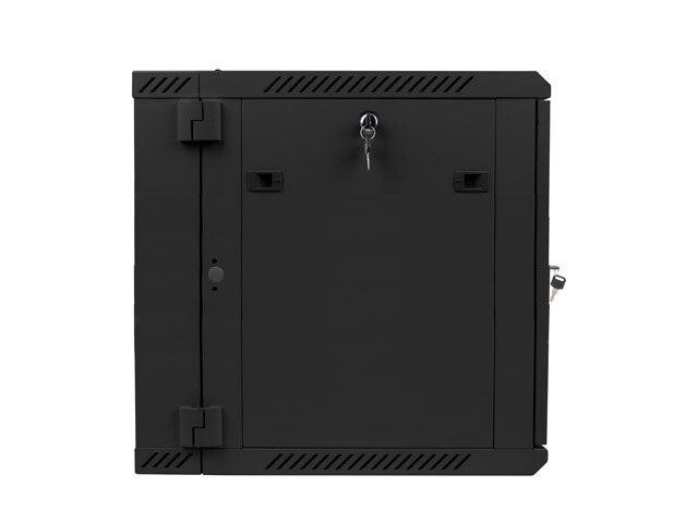 RACKSKÅP 19" DUBBEL SEKTION VÄGGMONTERAT 12U/600X600 (FLAT PACK) SVART LANBERG