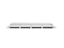 PATCHPANEL 24 PORT 0,5U 19" CAT.5E UTP GRÅ LANBERG