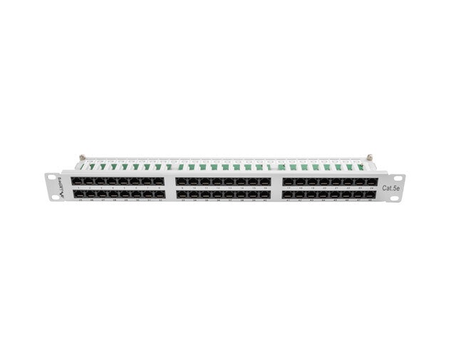 PATCHPANEL 48 PORT 1U 19" CAT.5E UTP GRÅ LANBERG