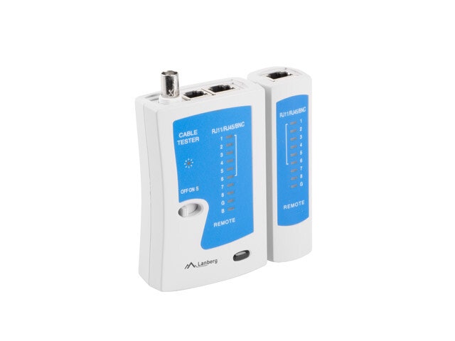 NÄTVERK LAN TESTARE RJ45, RJ12, RJ11, KOAXIALKABEL LANBERG