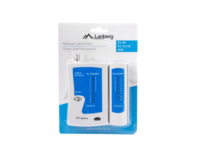 NÄTVERK LAN TESTARE RJ45, RJ12, RJ11, KOAXIALKABEL LANBERG