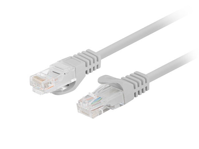 PATCHKABEL CAT.5E UTP 0,25M GRÅ FLUKE PASSED LANBERG
