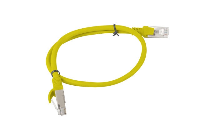 PATCHKABEL CAT.5E UTP 0,5M GUL FLUKE PASSERADE LANBERG