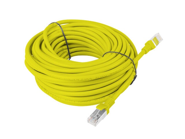 PATCHKABEL CAT.5E UTP 15M GUL FLUKE PASSED LANBERG