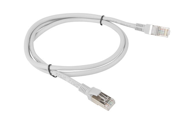 PATCHKABEL CAT.5E FTP 1M GRÅ FLUKE PASSERADE LANBERG