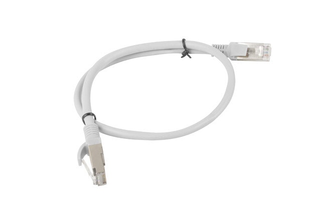 PATCHKABEL CAT.5E FTP 0,5M GRÅ FLUKE PASSERADE LANBERG