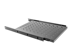 19" SKJUTBART HYLLPLAN 1U/465X750MM MAX LASTKAPACITET UPP TILL 60KG SVART LANBERG