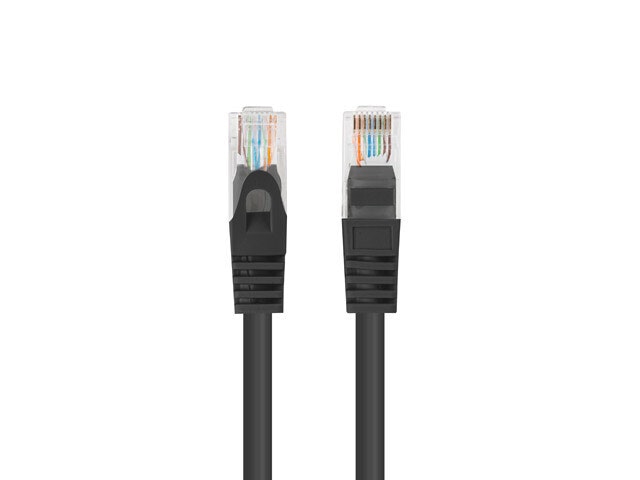 PATCHKABEL CAT.5E UTP 0,25M SVART FLUKE PASSERADE LANBERG