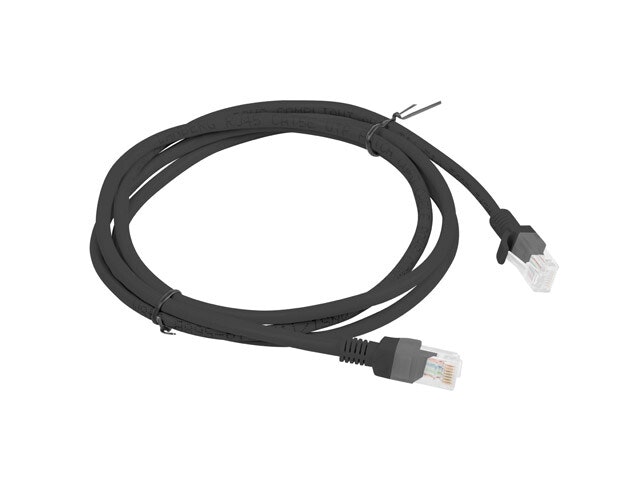 PATCHKABEL CAT.5E UTP 1,5M SVART FLUKE PASSERADE LANBERG