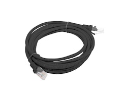 PATCHKABEL CAT.5E UTP 3M SVART FLUKE PASSERADE LANBERG
