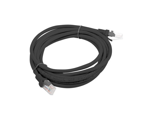 PATCHKABEL CAT.6 UTP 3M SVART FLUKE PASSERADE LANBERG
