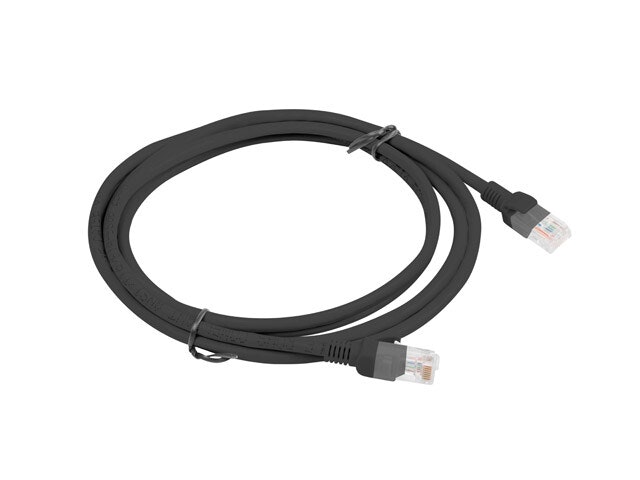 PATCHKABEL CAT.6 UTP 2M SVART FLUKE PASSERADE LANBERG