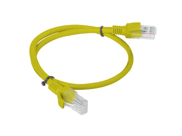 PATCHKABEL CAT.6 UTP 0,5M GUL FLUKE PASSERADE LANBERG