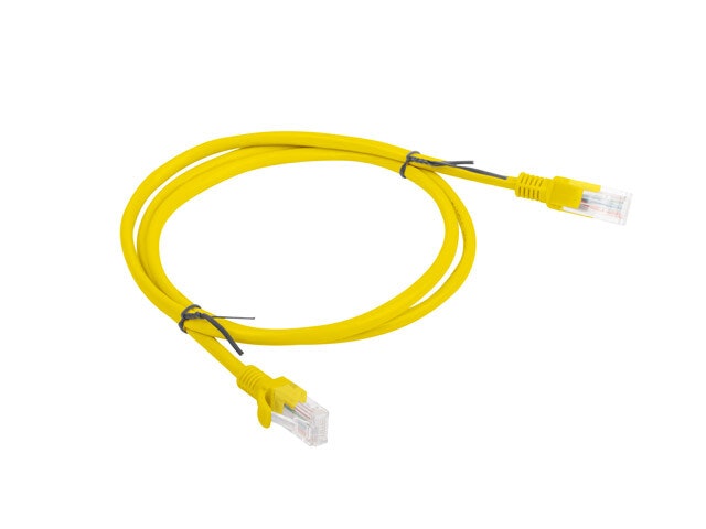PATCHKABEL CAT.6 UTP 1M GUL FLUKE PASSERADE LANBERG
