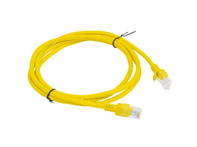 PATCHKABEL CAT.6 UTP 1,5M GUL FLUKE PASSERADE LANBERG
