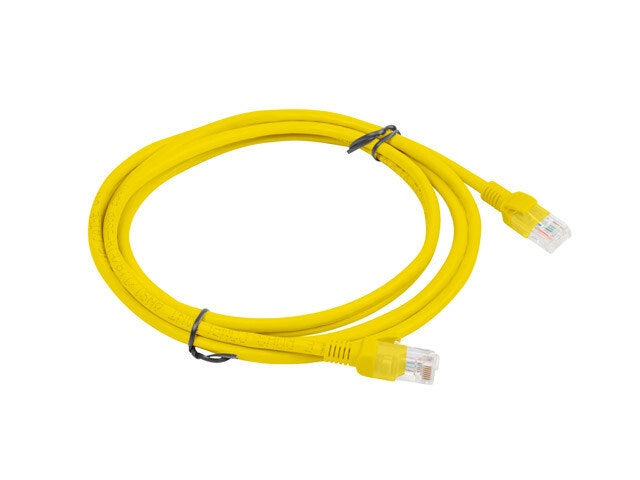 PATCHKABEL CAT.6 UTP 2M GUL FLUKE PASSERADE LANBERG