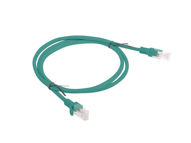 PATCHKABEL CAT.6 UTP 1M GRÖN FLUKE PASSERADE LANBERG