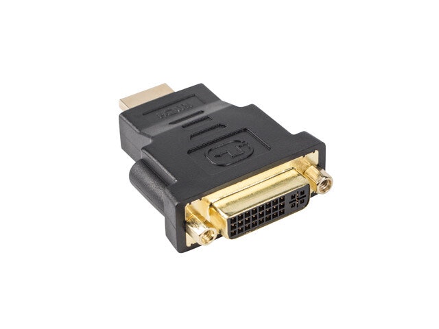 HDMI(M)->DVI-D(F)(24+5) ADAPTER ENKEL LÄNK SVART LANBERG