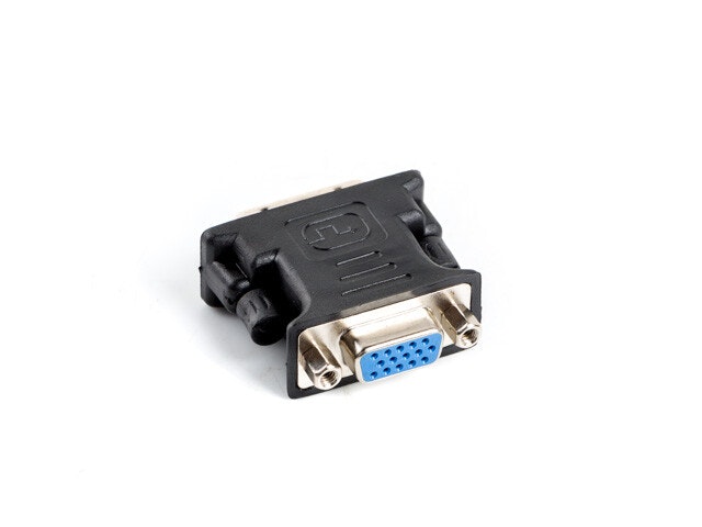 DVI-I(M)(24+5) DUBBEL LÄNK->VGA(F) ADAPTER SVART LANBERG