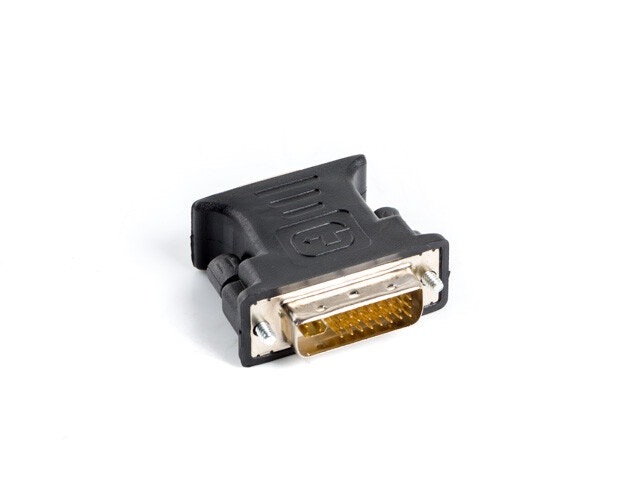 DVI-I(M)(24+5) DUBBEL LÄNK->VGA(F) ADAPTER SVART LANBERG