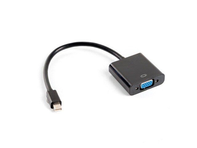 DISPLAYPORT MINI(M) 1.2->VGA(F) ADAPTERKABEL 20CM SVART LANBERG