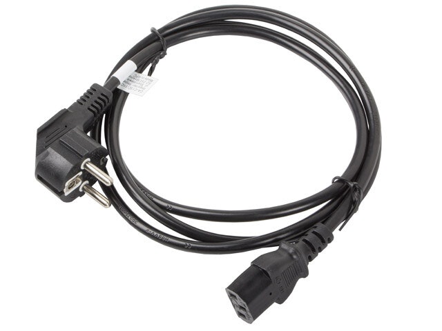 CEE 7/7->IEC 320 C13 NÄTSLADD 1,8 M VDE SVART LANBERG
