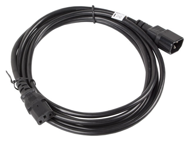 IEC 320 C13->C14 KABEL 3M VDE SVART LANBERG