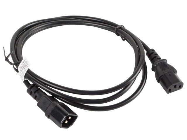 IEC 320 C13->C14 KABEL 1,8M SVART LANBERG