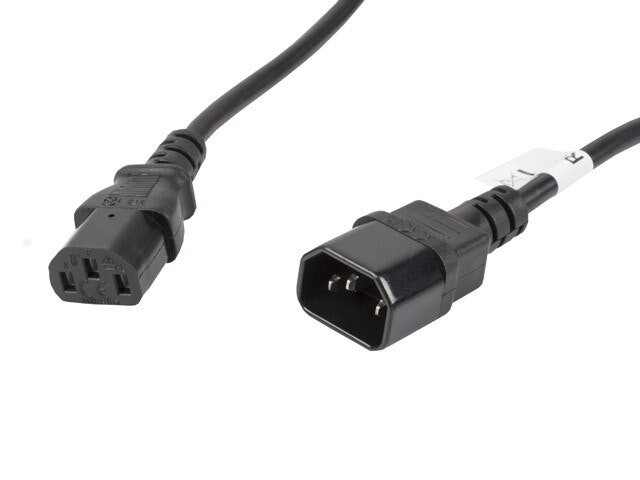 IEC 320 C13->C14 KABEL 5M VDE SVART LANBERG