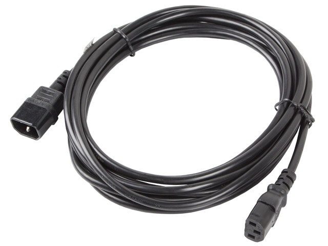 IEC 320 C13->C14 KABEL 5M VDE SVART LANBERG